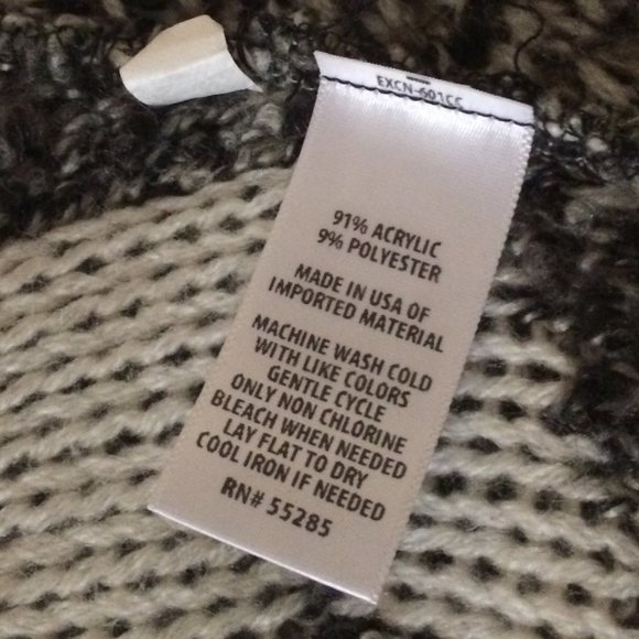 Express Houndstooth Knit Cardigan Sweater Small - Picture 6 of 6